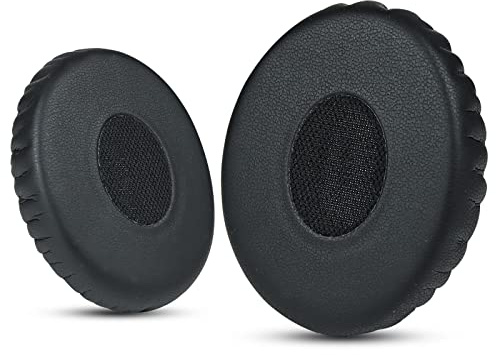 Bose Professionelle On-Ear-Kopfhörer-Ersatz-Pads, OE2 Ersatz-Ohrpolster für Over-Ear 2 (OE2, OE2i), Weiches Leder und Memory-Schaum, von Krone Kalpasmos - Schwarz