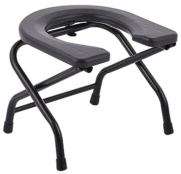 Generic Folding Toilet Seat, Bedside Table, Seniors, Squatting Toilet Stool, Chair, Seniors, Height 30cm