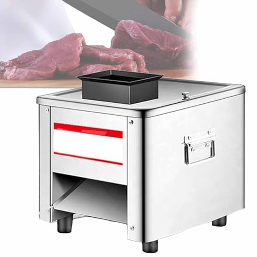 RESKIU Commercial Meat Slicer,Electric Household Meat Slicer,Meat Cutting Machine Slicing Machine Stainless Steel Deli Food & Fresh Meat Cutter Electric Household Meat Slicer,220V-5.0mm