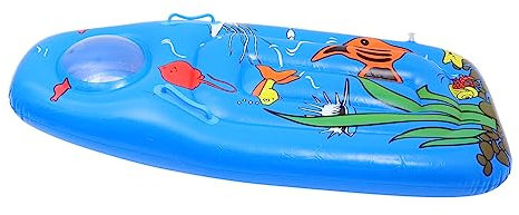 Sosoport Inflatable Swimming Pool Float Floating Bed for Boys and Girls Training Surfboard Toy Outdoor Pool Accessory