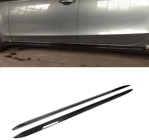 THOMIX Auto Seitenschweller für Audi A5 Four Door 2010-2011, Seitenschweller Splitter Lip Winglet Diffusor, Auto Seitenrock, Trittbretter Seitenschweller, Auto Zubehör