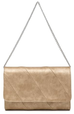 Miss Lulu Women's Wedding Clutch for Prom, Travel Shoulder Crossbody Bag –Elegant Evening Handbag for Party, Lady Summer Gift Purse
