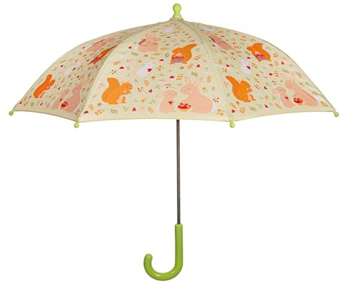Sass & Belle Garden Friends Kinder-Regenschirm, grün, Einheitsgröße
