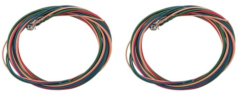 Basssaiten, 8-saitige Bassgitarrensaiten, E-Bass-Saiten, Bunte E-Bass-Saiten, Instrument für Gitarre