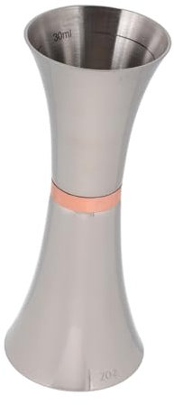 PRETYZOOM Vaso Medidor De Vino Jigger De Barman Taza Medidora De Acero Inoxidable Recipiente Medidor Herramienta De Cóctel