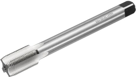 sourcing map Metric Thread Tap M22 x 1.5 H2 160mm Extra Long Straight Flute Screw Thread Milling Machine Taps Threading Tapping Repair Tool