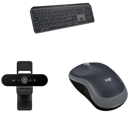 Logitech MX Keys S Brio 4K Webcam M185