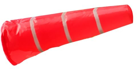 Gadpiparty Roter Wetterfester Windsack aus Schnell Trocknendem Material mit Reflektierendem Design Robust Leicht Windbeständig für Garten und Outdoor windrichtungsanzeige