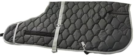 Aymzbd Couverture d'hiver pour Cheval, Drap de Soin, Vêtement de Protection équine, Couverture Résistante pour L'écurie, Noir 90 Cm