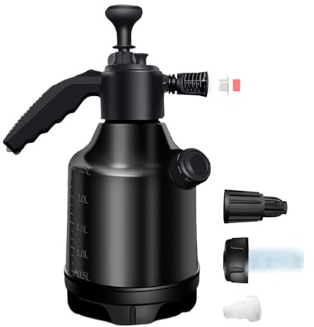 Skumspruta med pump - 3 liter tryckskumspray för manuell användning | sprayflaska för badrum | för Bano trädgårdstoalett vardagsrum garage jordbruk