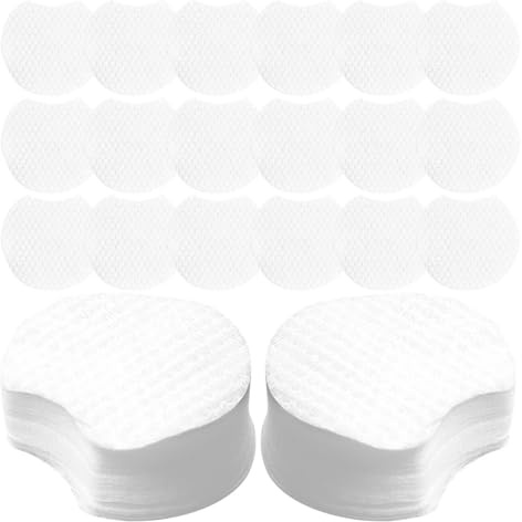 Homoyoyo 2400 Stück Make Up Entferner Pads aus Verdicktem Vliesstoff Sanfte Gesichtspads für Sensible Haut Praktische Reise Wattepads für Make Up und Nagellackentfernung