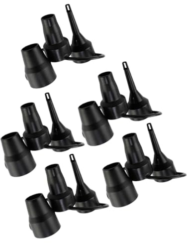 DIYEAH Air Bed Pump Nozzles Set of 5 Plastic Accessories for Inflatable Beds, Pool Rings and Boats, Designed for Easy Attachment and Long-Term Use