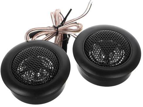 Abaodam Tweeters Auto Ma-260, Paire de Haut-Parleurs à Pavillon pour Système Audio Voiture, Adaptés pour Mise à Niveau Audio Intérieure