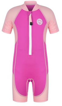 Combinaison shorty en néoprène de 2 mm pour enfants de 2 à 6 ans, pour cours de natation, plongée, surf et plongée avec tuba, garçons et filles