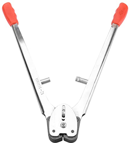 Sorandy Packaging Pliers, Durable Steel Strapping Machine Pliers for Heavy Duty Sealing and Packing, Ideal for Warehouse Use, Anti-Slip Handle