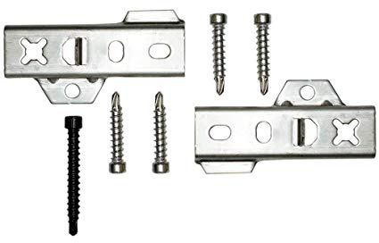 BioMaderas® Clips Edelstahl - verdeckte Befestigung für Terrassendielen (auch Tropenholz) ab 25mm Stärke (50)