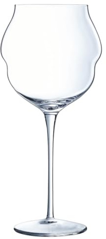 Chef et Sommelier Macaron Verre à Vin en Forme Arrondies, 60cl, Lot de 6