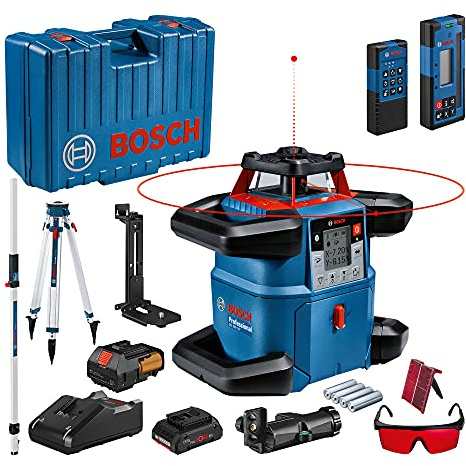 Bosch Rotationslaser GRL 600 CHV + Stativ BT 170 HD + Messlatte GR 240