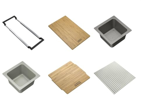 FRANKE Sistema universal de accesorios para fregadero de cocina AIUS200, gris