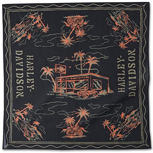 Harley-Davidson Bandana Aloha schwarz