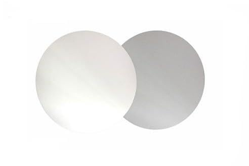 BrandNewCake® Tortenunterlage Weiß/Silber - Runde Ø 26cm - Tortenkarton - 10 Stück - Perfekt für Hochzeitstorten und Geburtstagskuchen