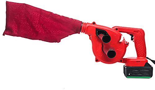 Wiederaufladbarer Hochleistungs-Lithium-Haartrockner mit Gebläse, 2-in-1-Elektro-Laubbläser und -Mulcher mit Variabler Geschwindigkeit für den Industriebereich und Laubsauger-Set, kabellos