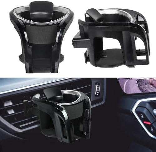 Soporte para tazas de coche, 2 en 1, ajustable, expansor, para bebidas calientes y frías, compatible con la mayoría de vehículos