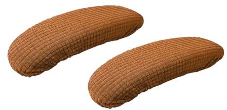 Msiud Copribraccio Sedia Ufficio 1 Paio, 23-40cm Poliestere Elasticizzato | Design Rimovibile E Lavabile, Allevia Pressione Gomiti Avambracci, Vestibilità Universale Resistente Facile da Montare