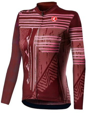 UGLY FROG Jerseys de Ciclismo de Invierno para Mujeres Trajes de Ciclismo de vellón térmico Manga Larga y Babero MTB Warm Bike Clothing ZRWL01