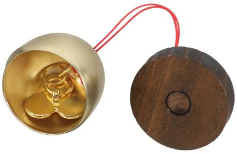 TOPPERFUN Antique Doorbell Wind Chime Shopkeeper Doorbell Door Opening Bell Wooden Door Chime for Business