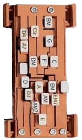 Kznifmk Instrument zum Lernen der Gitarre, Stimmtrainer für Gitarre, Lernsystem, für Anfänger,