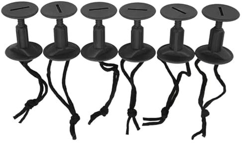 HDOYTXXM 6Pcs Surfbrett Seil Stecker Mit Schnur String Surfbrett Leine Bein Seil Stecker Mit Abnehmbaren Surfen Zubehör