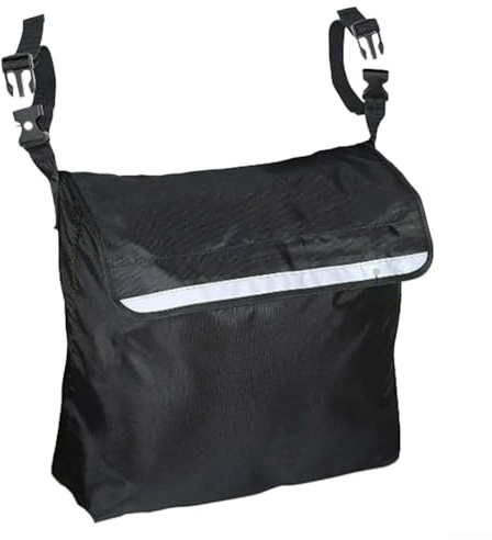 Reisefreundliche, wasserdichte Aufbewahrungstasche für Rollatoren und Rollstühle, mühelose Organisation (schwarz)