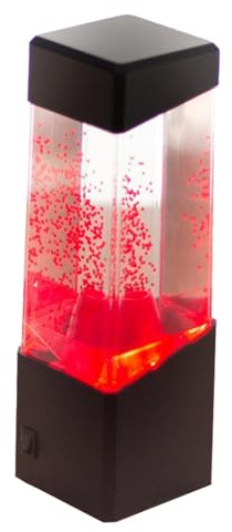 budiniao Fyeme Fish Light To Home Lavas Lavas Lampe Eckstil Fisch Lavas Lampe Lavas Simulierte Quallen Quallenlampe, B