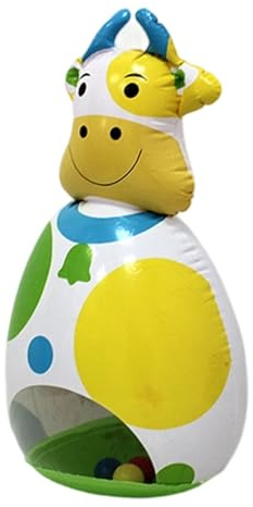 Bambola di gonfiabile – Giocattolo di figura oscillante 3D | Gioco interattivo per bambini, scrivania, aula, viaggi, compleanno, camera da letto, cortile, e ragazze, radio interattiva