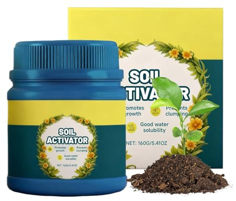 Attivatore per terreno – Agente per rivitalizzare le radici organico e naturale | Ammendante per prati e giardini, per prati, alberi da frutto, aiuole rialzate, terriccio per piante, piantine di