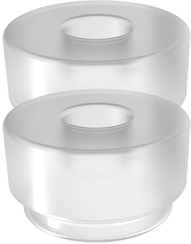 Lotto di 2 tappi in silicone per caraffa d'acqua, tappi e riutilizzabili, in silicone alimentare di qualità con coperchio interno plastica, per bottiglie da 56 a 60 mm. Bouchon pour caraffa d