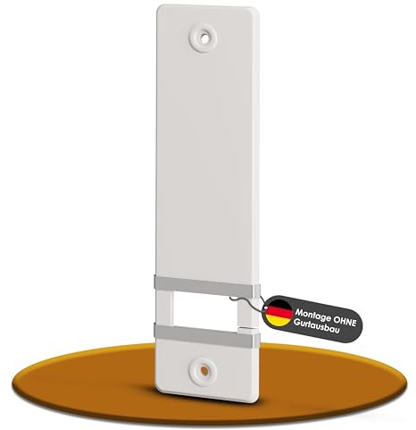 markiso® Rolladengurt Abdeckung ohne Ausbau aus Aluminium [160 mm | 3 Stück] – Einfache Montage ohne Gurtausbau | Gurtwickler Blende für Rolladengurte bis 23 mm | Farbe Weiß Lochabstand 160mm