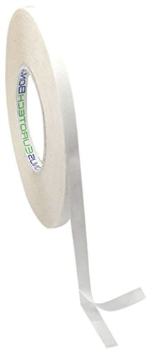 BONUS Eurotech 2BT45.00.0006/045A# ruban adhésif double face, largeur 6 mm, longueur 45 m, adhésif acrylique solvant, épaisseur:0.15 mm, blanc