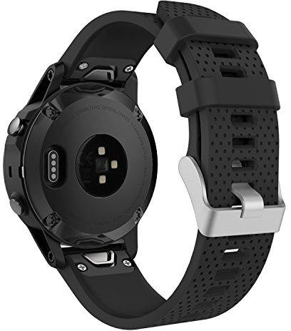 MoKo Armband Kompatibel mit Garmin Fenix 7S/7S Pro/Fenix 6S/6S Pro/Fenix 5S/5S Plus/Instinct 2S/Epix Pro Gen 2 42mm, 20mm Quick Fit Silikon Sportarmband Uhr Band Ersatzarmband Uhrenarmband