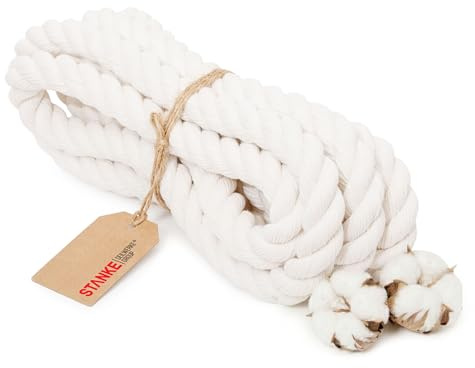 Seilwerk STANKE Baumwollseil 30mm x 5m, Seil, Baumwollkordel, Beige