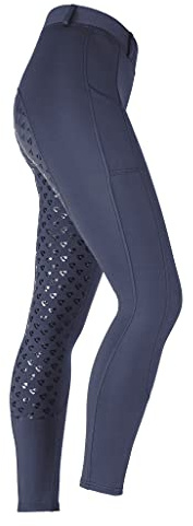 Shires AUBRION Albany ridtights - 11/12 år, marinblå, marinblå