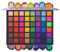 Palette de fards à paupières 48 couleurs exotiques Flavors Luxurious Blendable Glitter Shimmer Matte Eye Shadow Facile à colorer Métallisé Smoky Makeup Cosmétiques Poudre de fard à paupières