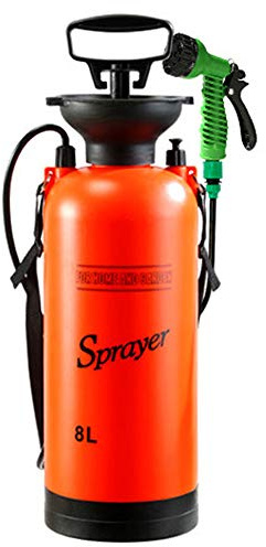 Atyhao Gartensprüher, 3L / 5L / 8L Manueller Pneumatischer Sprüher Multifunktionaler Mini-Rasen-Garten-Bewässerungssprinkler Landmaschinen(8L)