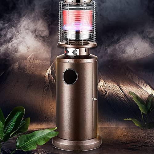Exception Multifunction Outdoor Gas Heater, Modern Stainless Steel Patio Heater, Vertical Liquid Propane Heater, for Home/Commercial