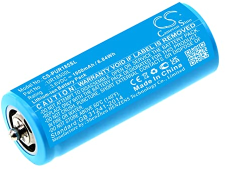 Cameron Sino Batteria di ricambio da 1900 mAh per Braun 2011, 2012, 5375, 5375 Silk-epil, 5377, 5377 Silk-epil, Silk Epil 7, Silk Epil 7 Dual Epilator, Silk Epil Xpressive