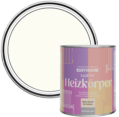 Rust-Oleum Hitzebeständiger Heizkörperlack in seidenglänzendem Finish - Porzellan 750ml