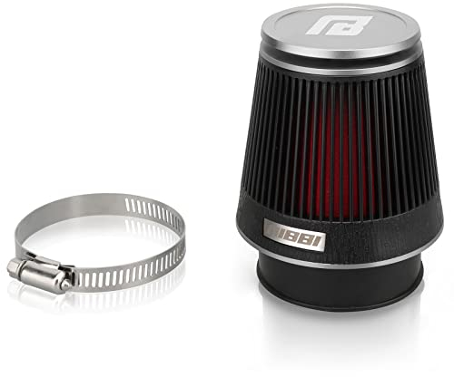 NIBBI 54mm Filtre à Air Moto,Filtre a Air Sport Adapté pour Moto Scooter Dirt Bike VTT Quad