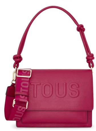 TOUS Bandolera Mediana Audree Fucsia, Para Mujer, Medidas 18 x 25 x 12,5 cm, Colección Tous La Rue New