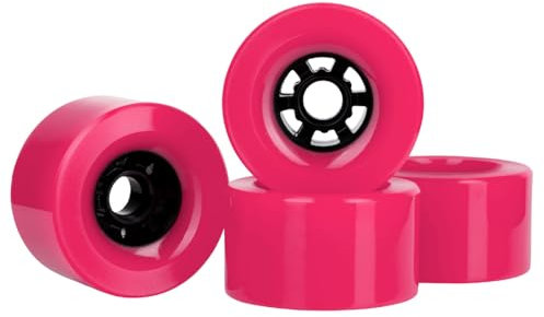 Blank 83 mm Pro Longboard Cruiser Wheels Schwungräder (Pink), C7-WH83